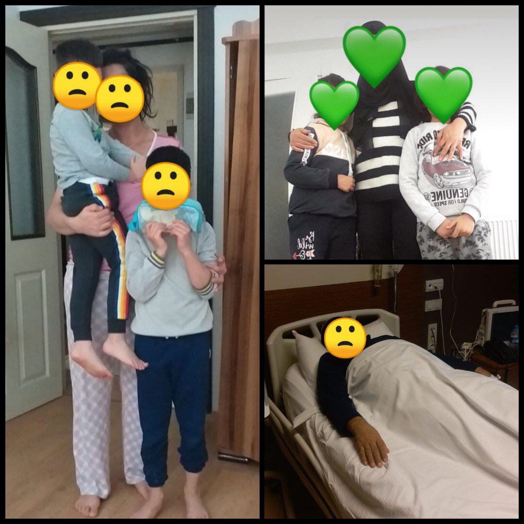 Ş ablamız şiddet kurbanı. 2 çocuğu ile açıkta.
B. nin ailesi zor durumda.Kirayı ödeyemediler evden çıkarılıyorlar.
F. abimiz komada.
Çocukları perişan.Maddi desteğe ihtiyaçları var.

Bu ihtiyaçların toplamı 18 bin ₺
Kim ki bunu karşılar onunla telefonda sessiz film oynayacağım💚