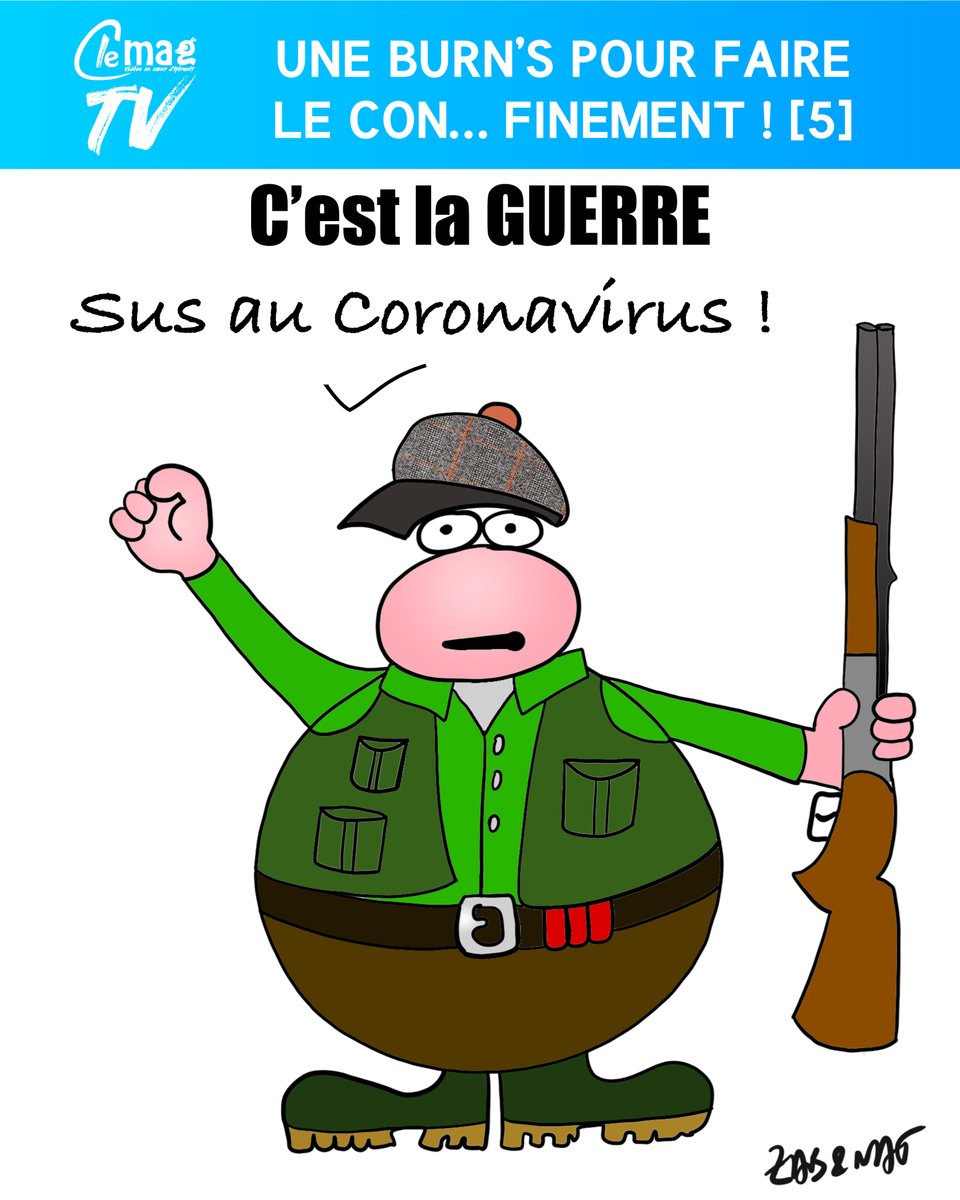 #LesBurns
#CleMagTV
#confinement 
#ConfinementJour20

Nouvelle Burn's pour garder le sourire et faire le con… finement !
Proposé par Zab et @Natendo11 de <a href="/CleMAGlodeve/">C le MAG</a> !