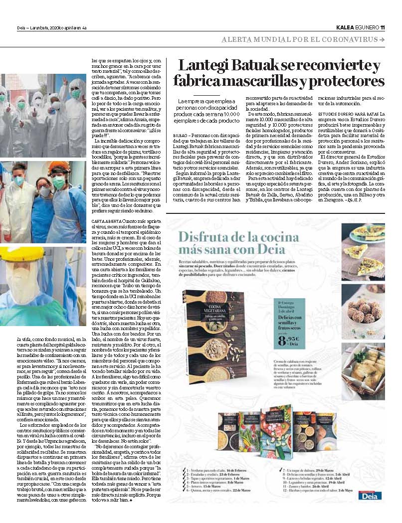 OSIBGaldakaoESI's tweet photo. 👉"Así resisten el virus en la primera línea", Concha Lago firma este artículo en @deia_eus en el que habla de la 👩‍⚕️👨‍⚕️profesionalidad y empatía de los y las profesionales del Hospital Galdakao-Usansolo🏥 https://t.co/4FVZLFKpxa