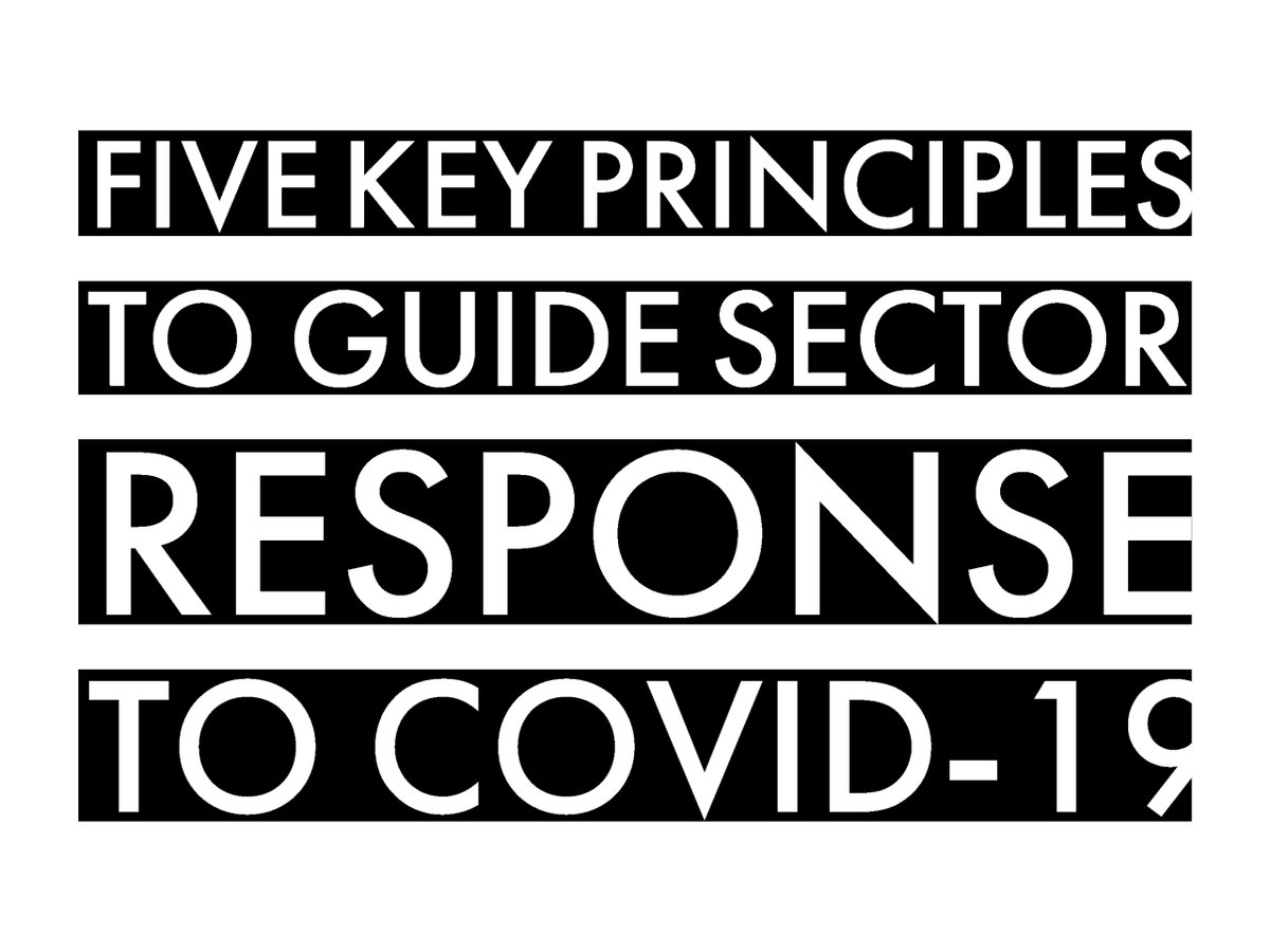 In the paper we present five key principles that should guide the charity sector's response to  #COVID19. We urge charity leaders to read, digest, and then implement these principles in their work. Read more:  https://charitysowhite.org/covid19-five-key-principles