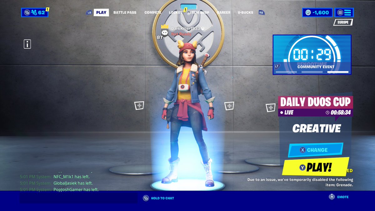 FireGenixx's tweet photo. @FortniteDE, @EpicGamesDE - Ich habe eine beschwerde bezüglich meines accounts ich hatte warum auch immer -2200 V-Bucks und es wurde immer wenn ich V-Bucks verdient habe sei es in RDW oder BR meinem konto abgezogen jetzt habe ich -1200 bitte behebt dieses Problem. https://t.co/I54ok4IBtC