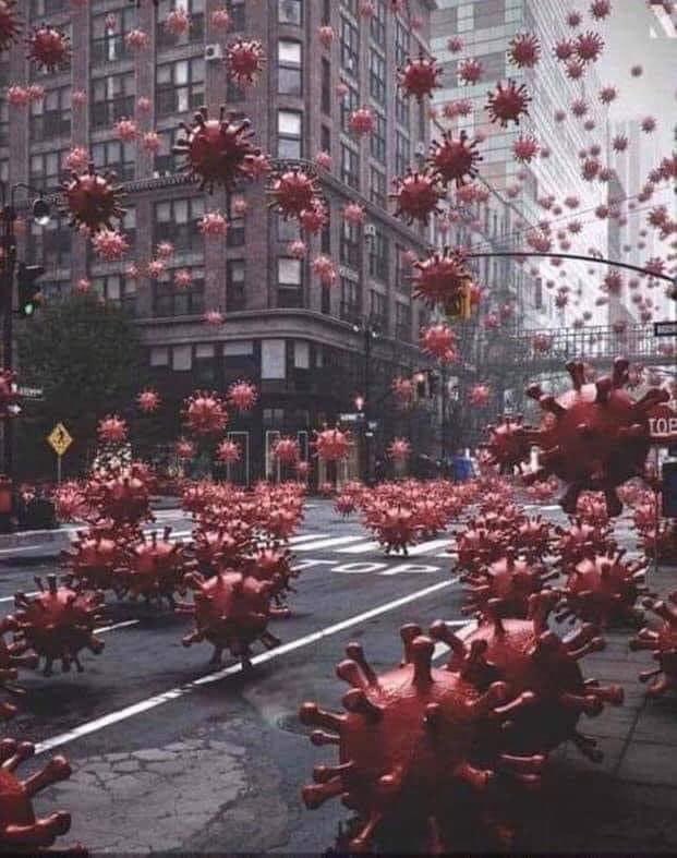 re_strategy's tweet photo. Would we be in such a rush to go outside if we could actually see the virus? #StayAtHome #visualization https://t.co/mBL8QQwBFt