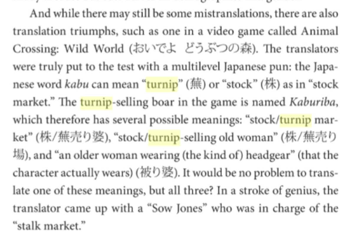 so i was wondering if "sow joan's stalk market" was baked into the original japanese or just a fucking triumph of localization and it turns out not only was her original name an even more densely layered pun, the english translators indeed rose to the challenge like champs