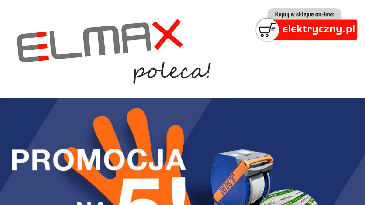 ELMAX_Tychy's tweet photo. Promocja #NKT dla członków #ELEKTROKLUB! 👨‍🔧
Za zakup 5 km przewodów NKT od daty rozpoczęcia promocji każdy Uczestnik otrzyma 1000 pkt gratis!
Wszystkie informacji:
https://t.co/jCNJvzCi6S 
https://t.co/sdldF4M1hU
👉 Zapraszamy do rejestracji w programie!
 #elmax #elektryczny https://t.co/9nBkh2gWkC