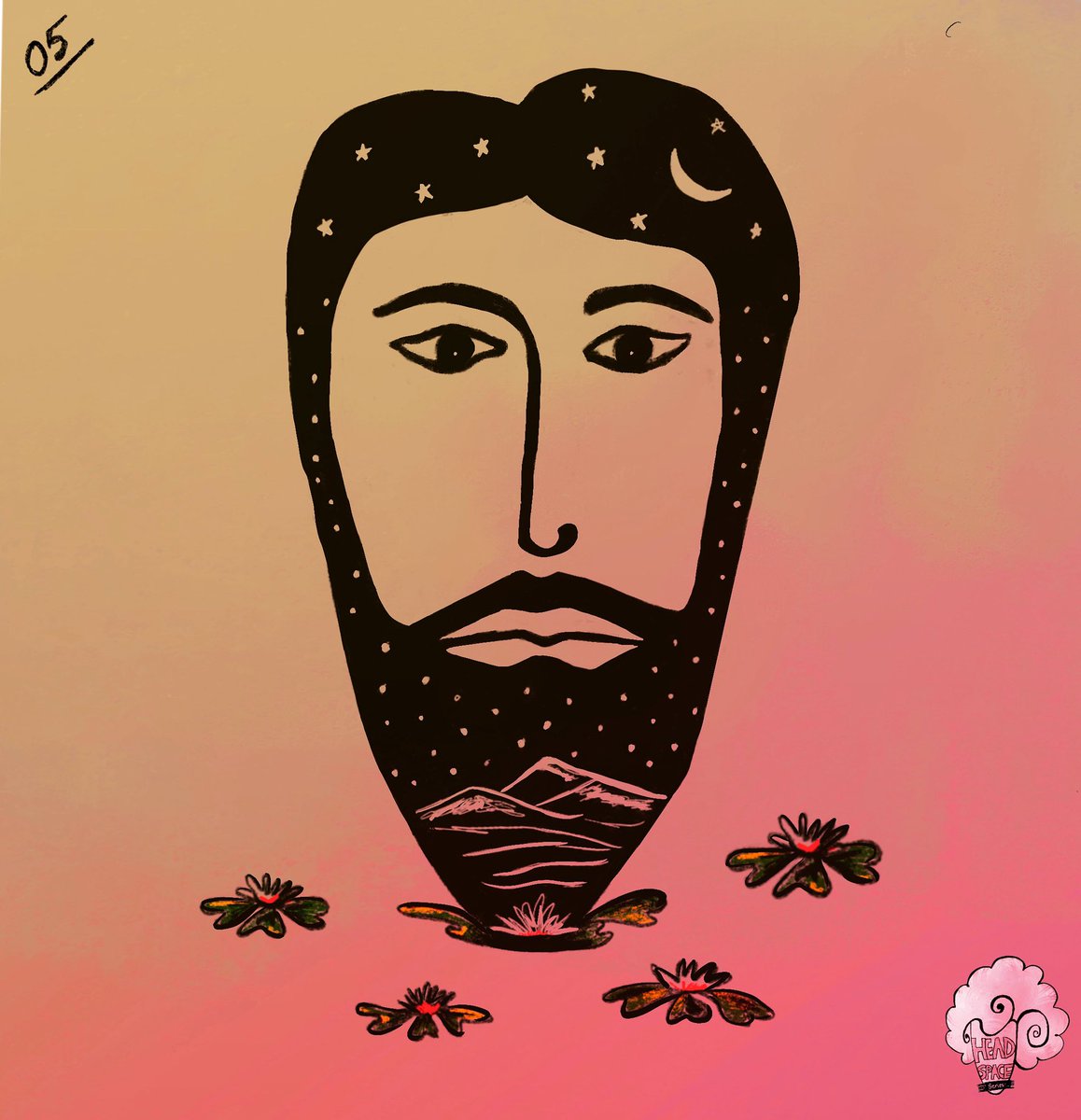 khushbusanghi's tweet photo. If we controlled our minds instead of letting our minds control us, we‘ll realise that it’s possible to detach from all negativity &amp; open ourselves to every wonderful possibility

#Headspaceseries #Day05 #Procreate #DesignPick #DailyDesignPick #Graphicdesign #quarantineddays https://t.co/LiRb8Y4kC1
