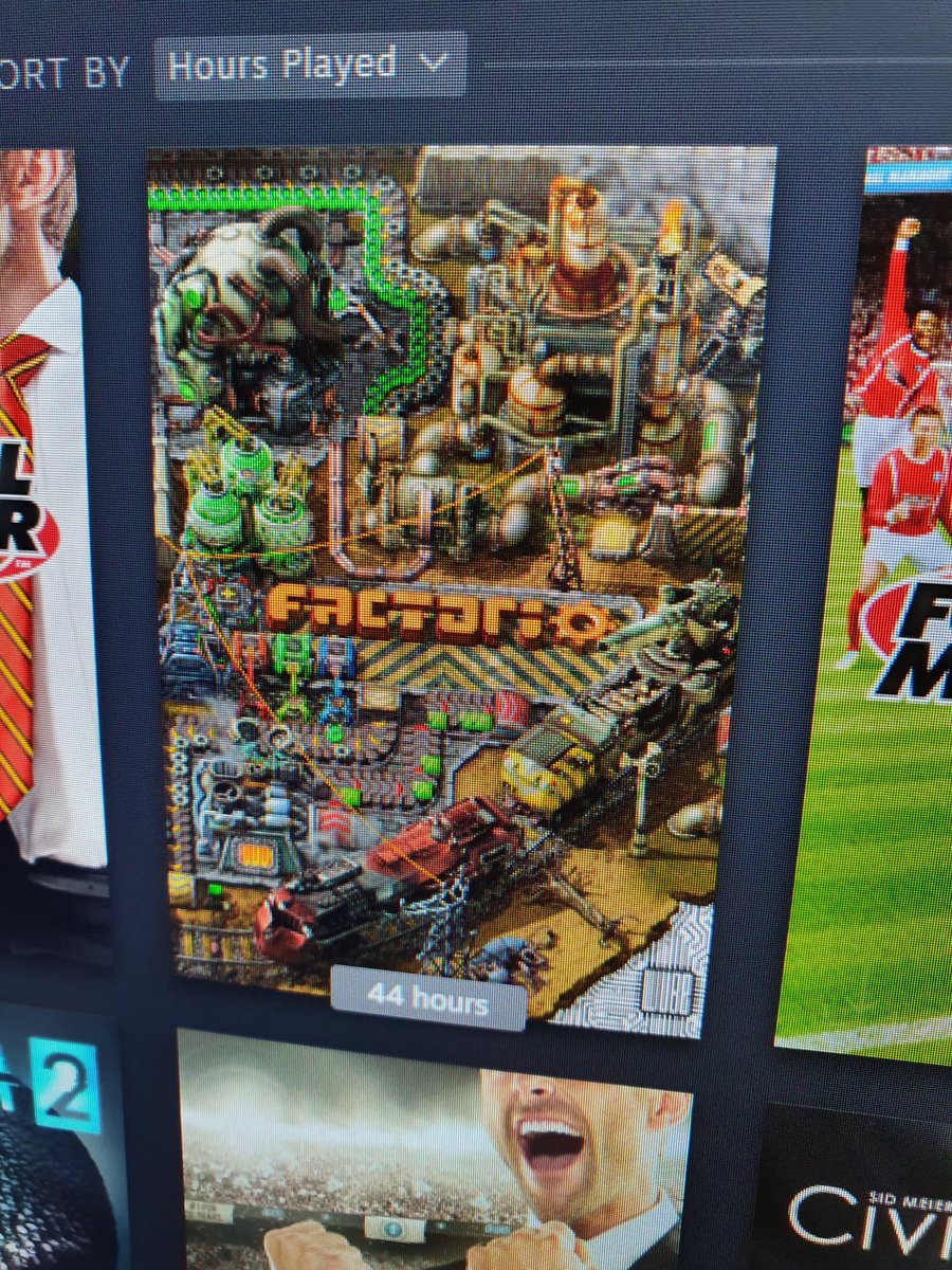 ablemarrow's tweet image. Up to my 2nd most played on Steam.

Love this game. 

#factorio @factoriogame
