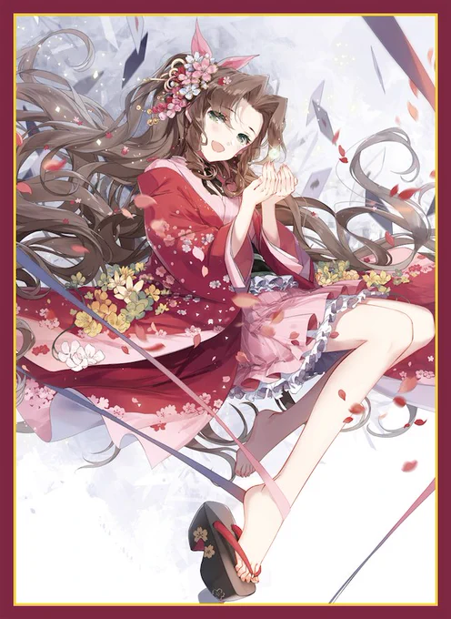 C98(エア春コミ) 新作発表⑰
エアリスちゃん の スリーブ や  プレイマットになります!
イラストレーターは c7肘 様です。
#エアコミケ98 #エアコミケ 