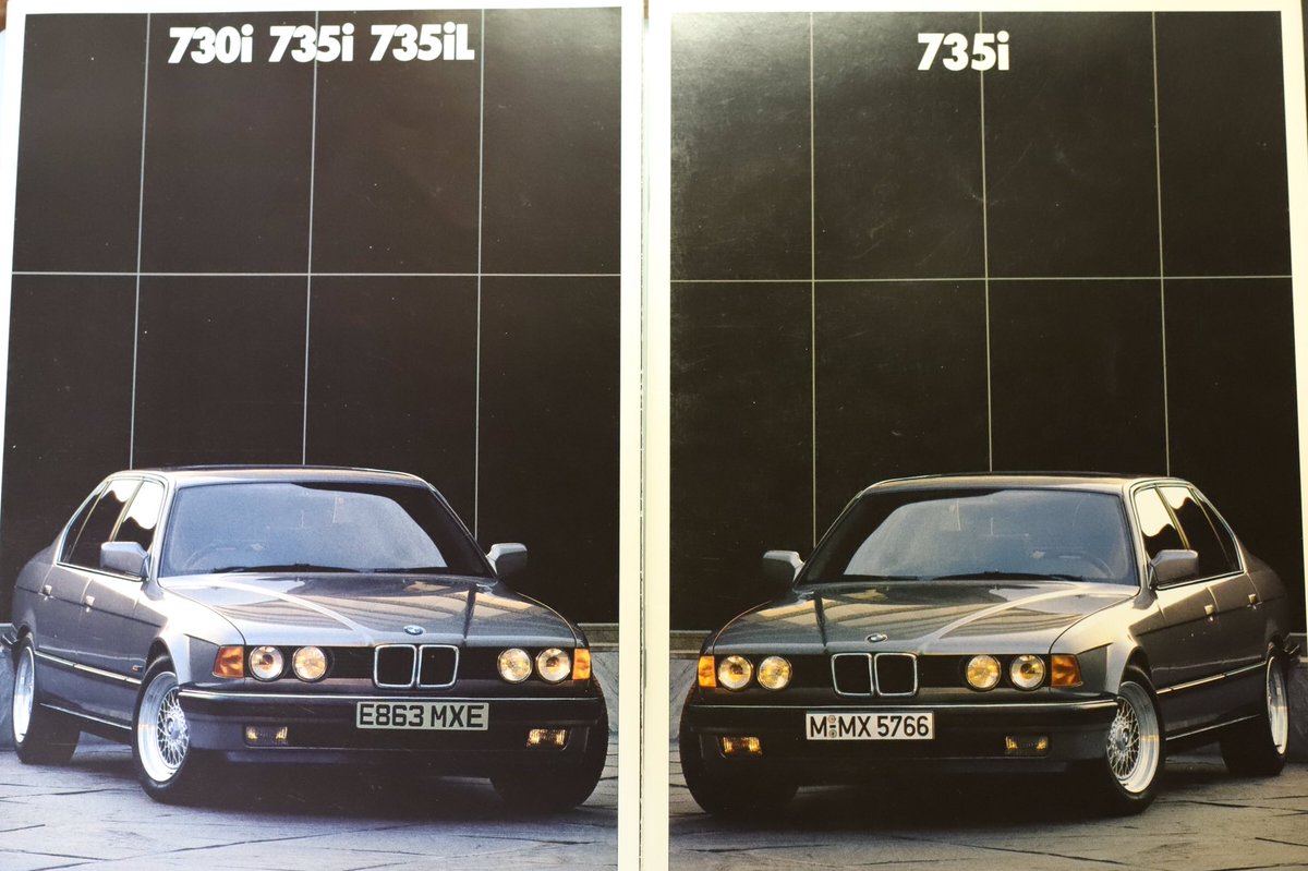 19bmw5i 右ハンドルといえば Uk仕様のカタログだけ写真を反転させハンドル位置を変えていた時期がありました Uk版 社内カタログ言語コード 21 とjpn版 同 70 の比較 同じ英語表記でも一般輸出版 同 は左ハンドルのままの写真が使われています