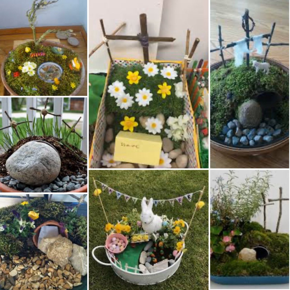 SSPSDeputyhead's tweet photo. So @StSwithunsPrep who’s feeling #fearlesslycreative?! 🙋🏼♀️It’s Easter this weekend so how about making your very own Easter bonnet or perhaps a traditional Easter garden? 🐣 👒🐰🌻💐🐥 Some ideas below but let’s see your amazing creations! Pirate ship chicks are my fav! 🏴☠️ 🐥 https://t.co/uHfxK3kZq3
