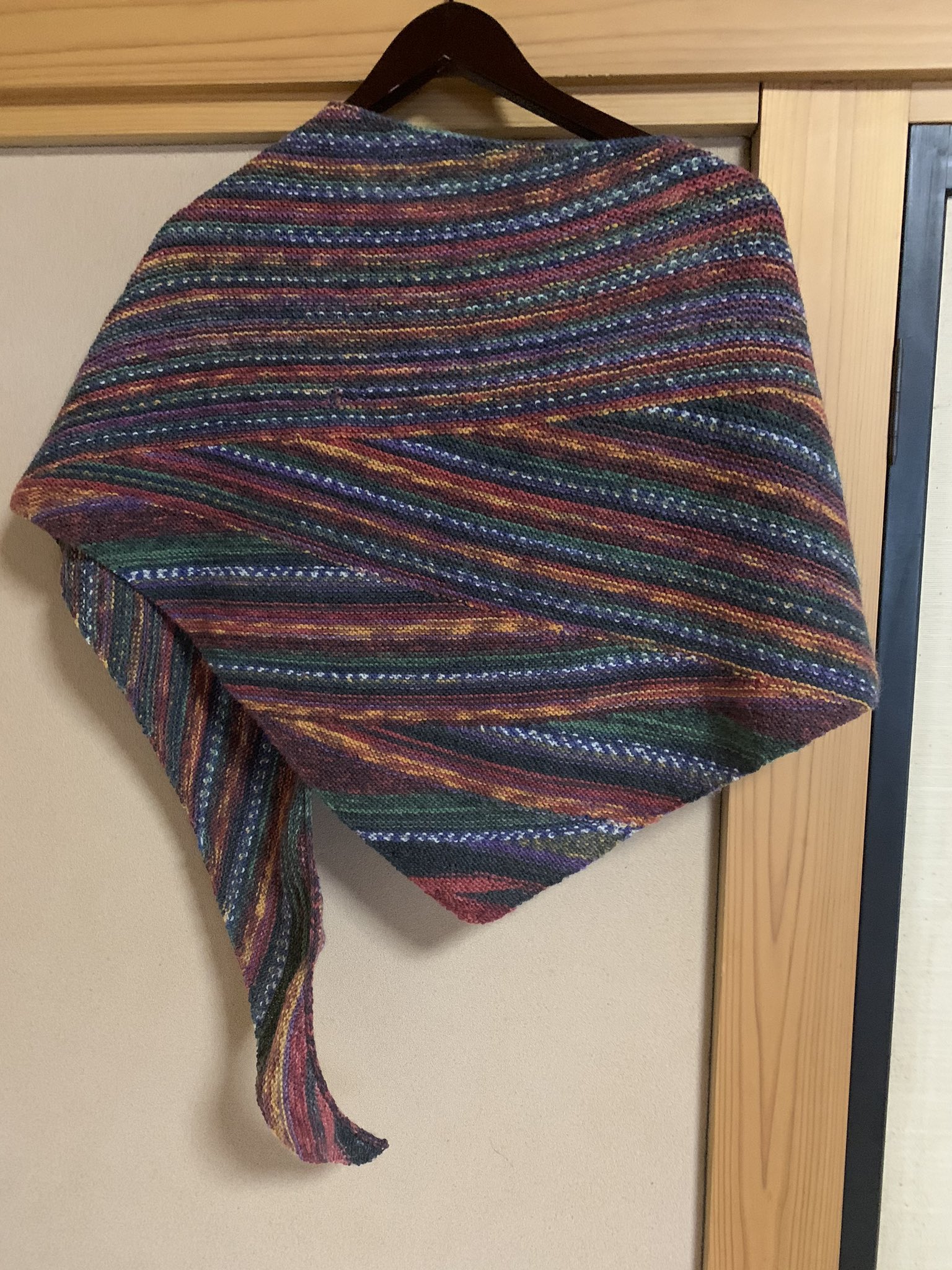 A-108 ✤手編み大判ショール✤枯山水ショール✤ショッペル A-108