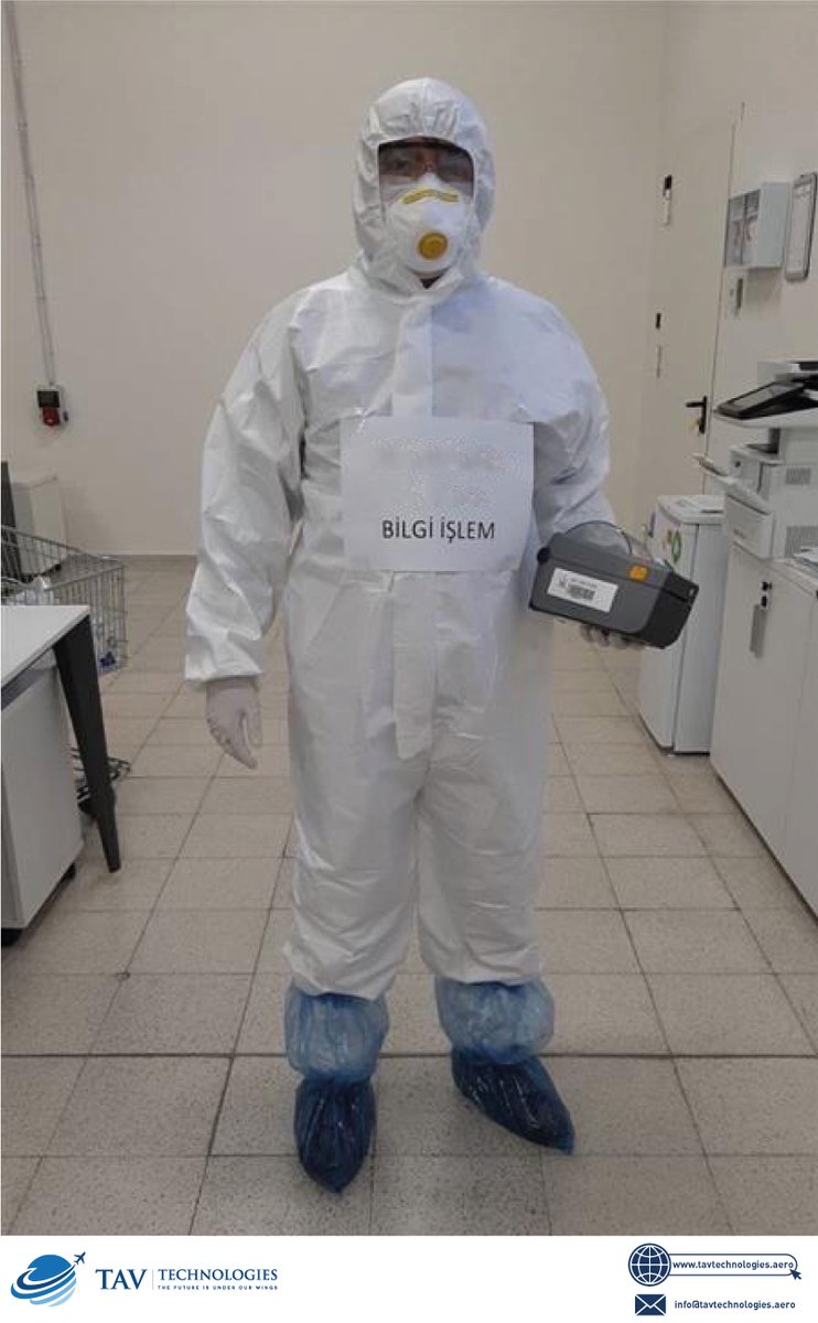 TAVTechnologies's tweet photo. We appreciate all health care workers who are fighting Covid 19 disease in the front line.We would also like to thank our operation teams who are working alongside them. Here is one of our IT technicians @Isparta City Hospital https://t.co/PC9fPge4M2