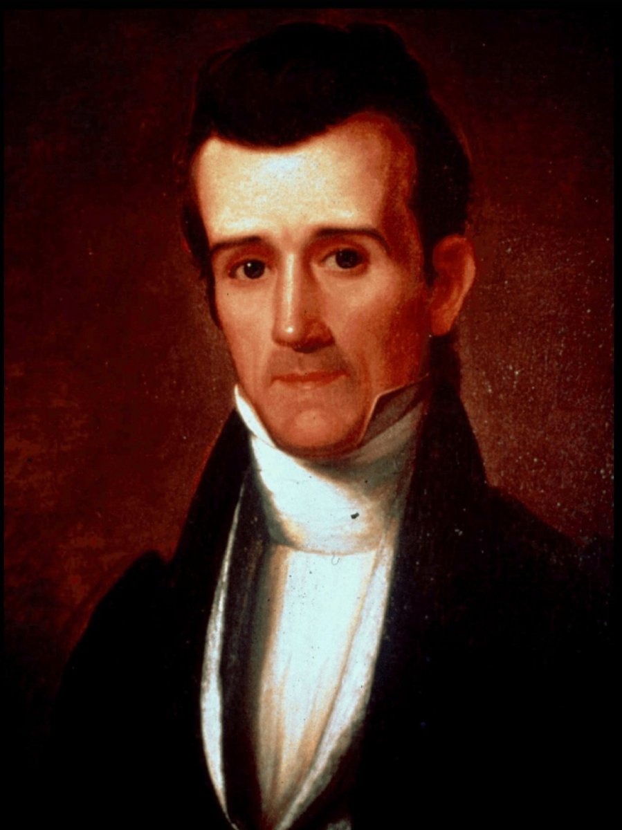 Despite not starting a formal education until he was 17 years old, James K. Polk  graduated from the University of North Carolina (1818) with honors, delivering a commencement speech in Latin as valedictorian of his class. #POTUS @UNC #TarHeels