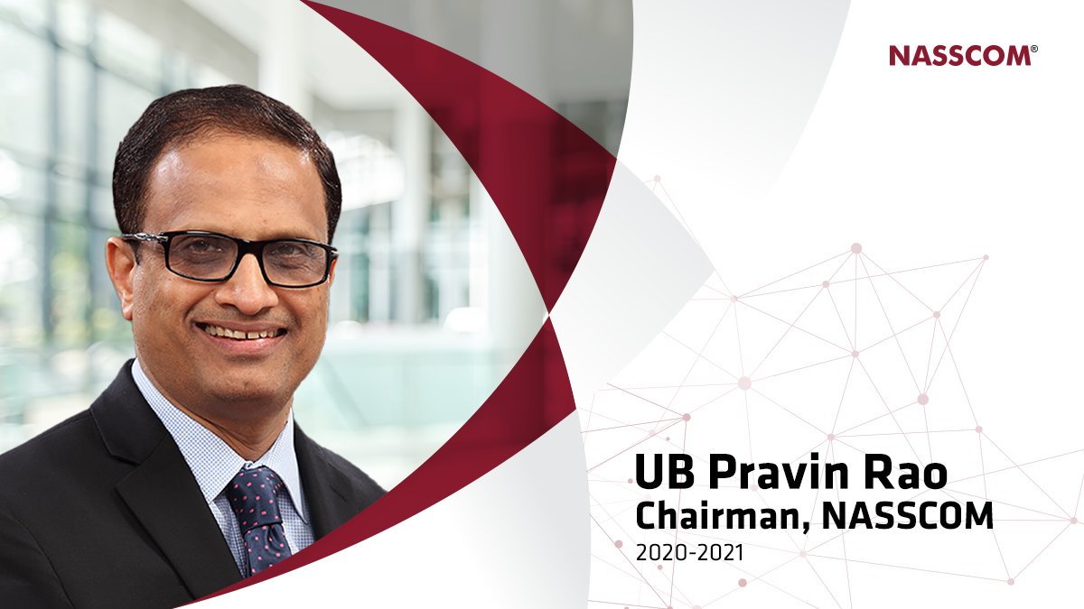 nasscom's tweet photo. NASSCOM leadership has always played an integral role in paving way for the industry. 
As @keshav_murugesh passes the baton to UB Pravin Rao, we look forward to a transformational journey. https://t.co/DvisUZuwq6
