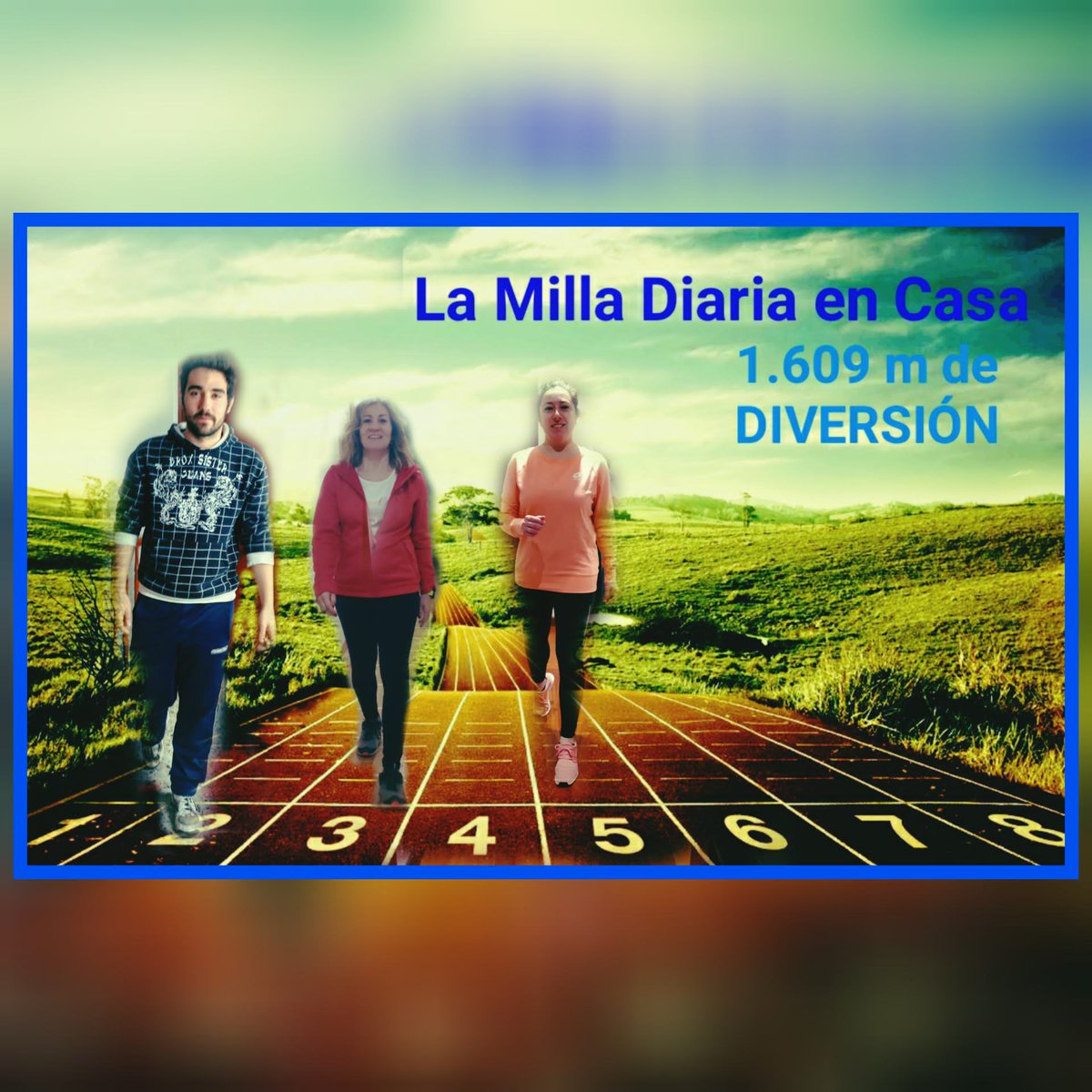 Menchu9577's tweet photo. ¿Os sumáis al RETO de la Milla Diaria en casa? 
https://t.co/d2Dv47bcrY
#YoHagoLaMillaDiaria
#YoMeMuevoEnCasa 
#AprenderJugandoConNuriaMenchuYRubén
@cole_navarrete https://t.co/wWb43HvRMz