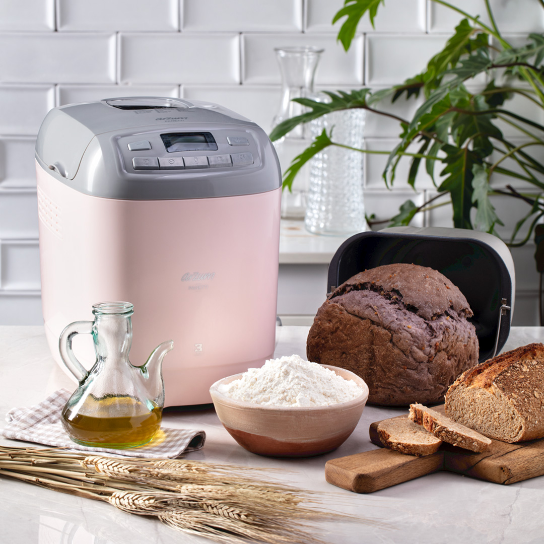 ArzumEvAletleri's tweet photo. Evinizde de damak tadınıza uygun ekmekler yapmanız mümkün! 😍
Arzum Panetti ekmek yapma makinesinin 13 farklı pişirme programı ile tam buğdaydan glutensiz ekmeğe kadar istediğiniz ekmek türünü kolaylıkla pişirebilirsiniz. 🥰
#EvdeKal #SağlıklıKal #Arzum #ArzumPanetti #Panetti https://t.co/CDLxQLKGxW