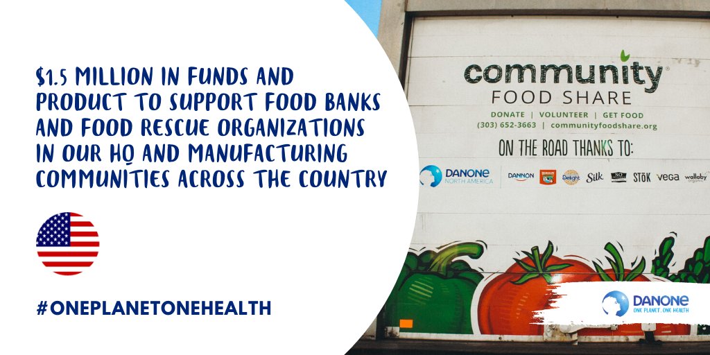 Danone's tweet photo. In the USA, @DanoneNA shows solidarity https://t.co/T5z02U9VLY