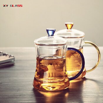 bornpoly's tweet image. glass tea cup