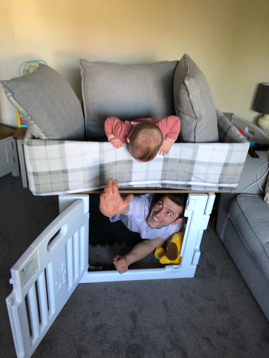 EASTER DAILY CHALLENGE 

CHALLENGE #1: Den Building 
Get active and creative this morning and make your own in or outdoor den! Post your photos below in the comment section so we can all share ideas! 

Take a look at our attempt this morning, I think we have a keen den-builder!