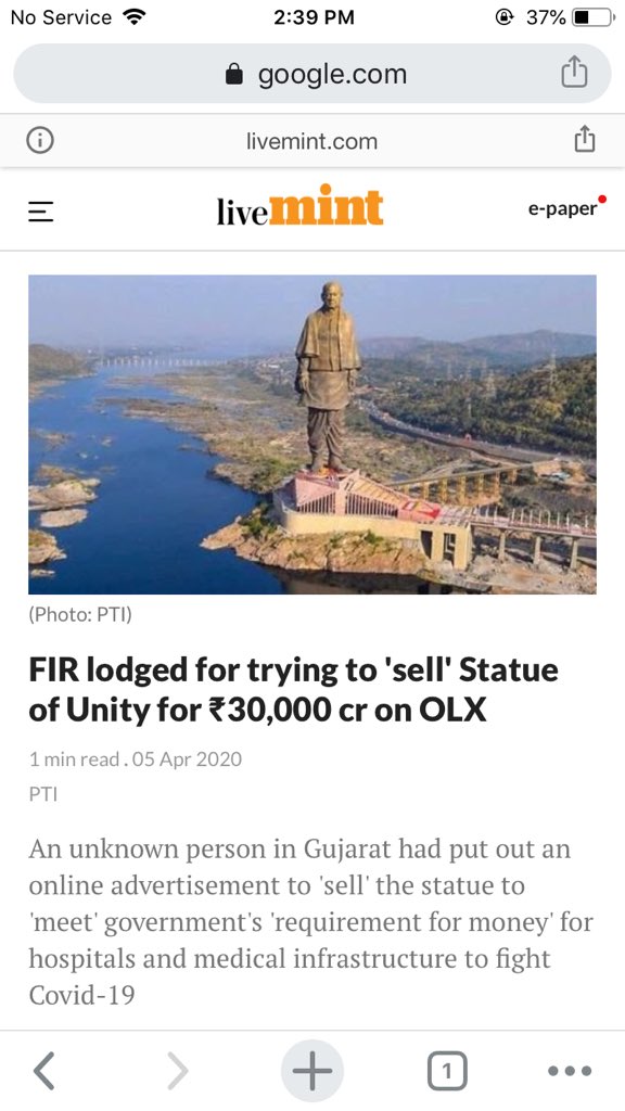 meet1597's tweet photo. Gujarati started doing crores of business from home! 
#StatueOfUnity  #olx  #WorkFromHome #businessfromhome https://t.co/uulEjUq9oR