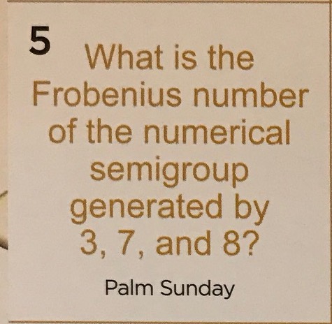 Yesterday's problem with solution by  @pgeerkens. Thanks to resident puzzle master and provider of helpful hints in the  #dailymaths -- you can always read more from  @pgeerkens in the  #dailymaths threads. Live link to the "more info" in the pic:  https://en.wikipedia.org/wiki/Coin_problem