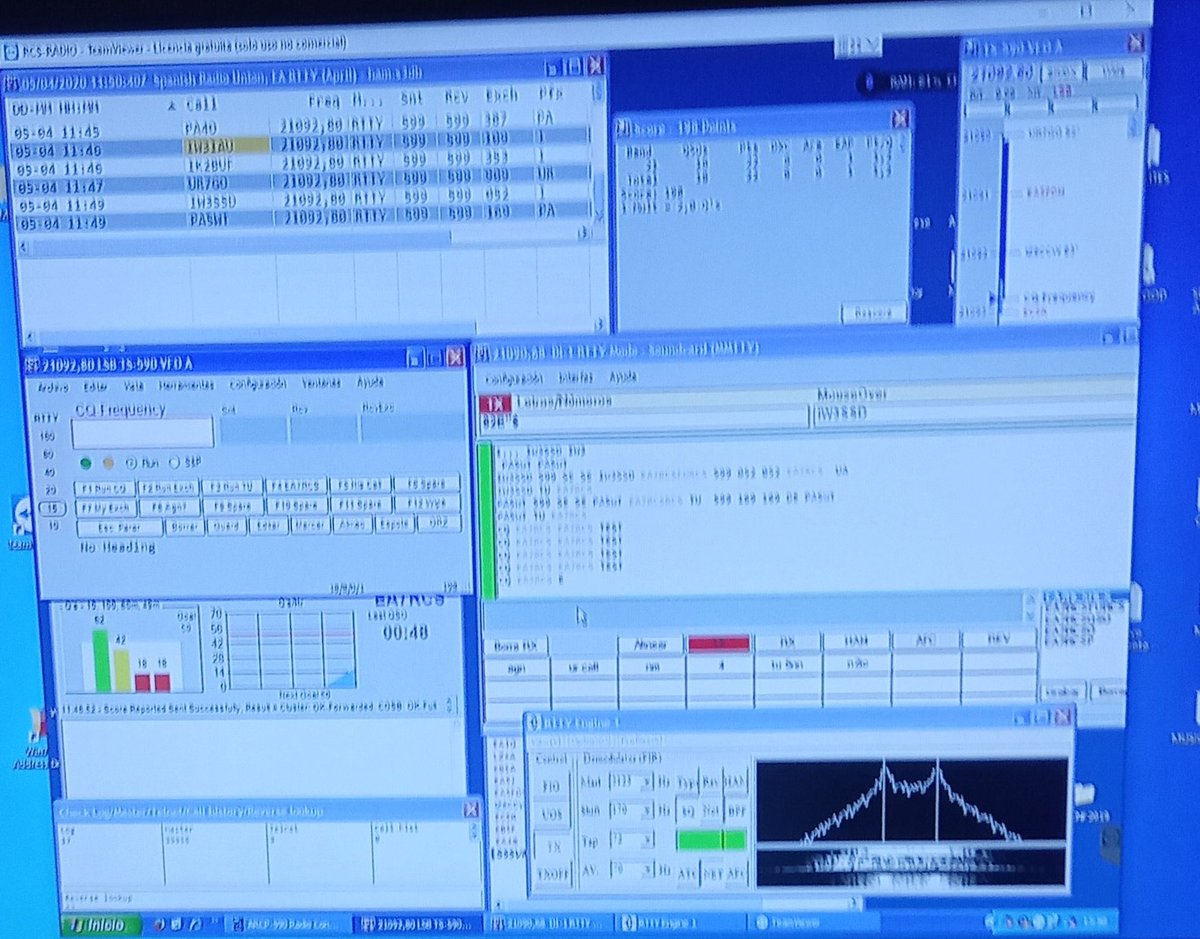 EA7RCS's tweet photo. Este fin de semana pasado tuvimos el concurso #eartty de @ure_es y nosotros no ívamos a ser menos y estuvimos (de manera presencial y remotamente) apoyando y participando. #YoMeQuedoEnCasa #hamr #hamradio #QuedateEnCasa El Covid-19 no puede con la #radioaficion https://t.co/Y50s7qzdKV