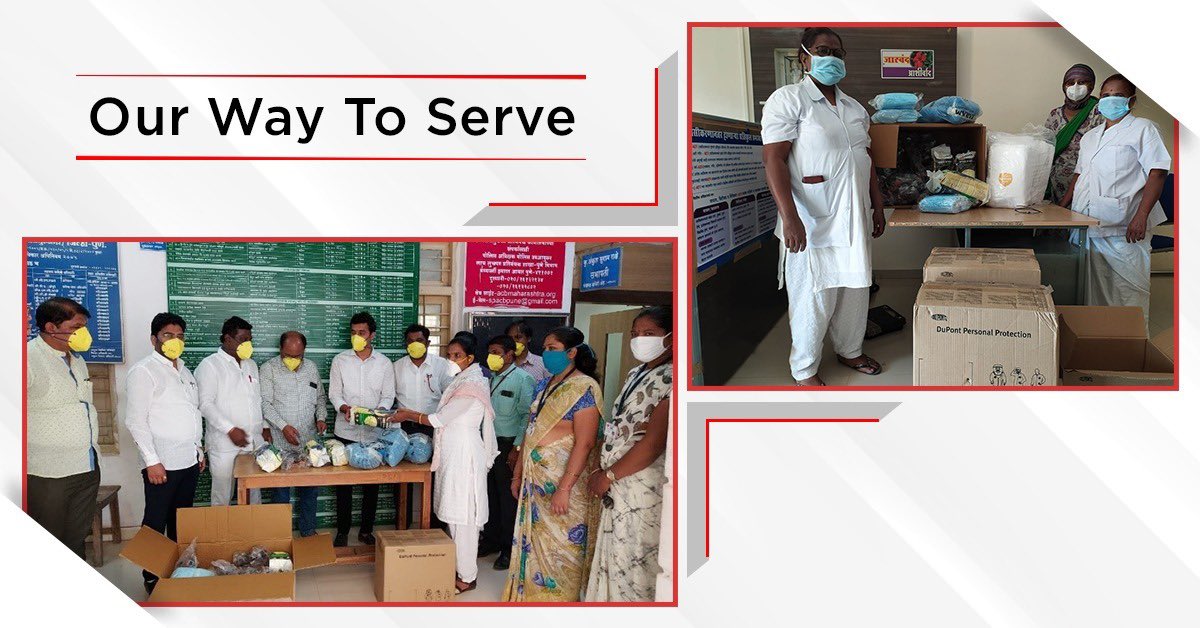 Paragsat's tweet photo. Availability of PPEs for primary health centres in interiors of Khed, Ambegaon and Chakan was a critical need and my team @BridgestoneInd took quick action to make it happen! Proud to serve those who are serving our nation #OurWayToServe #WeAreBridgestone https://t.co/VTExxpkxcX