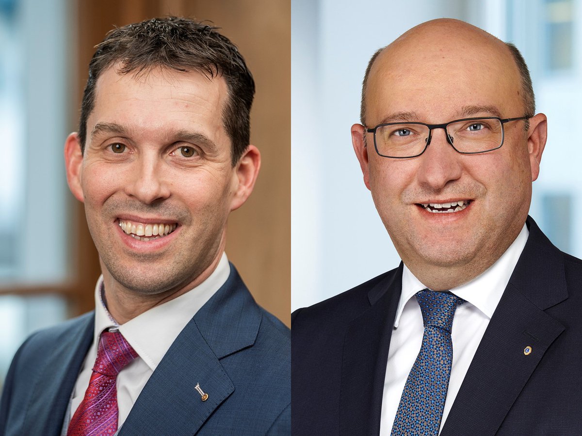 IHKCH's tweet photo. Die IHK setzt auch im zweiten Wahlgang für den St.Galler Regierungsrat auf die beiden wirtschaftspolitisch erfahrenen und bewährten Kandidaten Michael Götte (SVP) und Beat Tinner (@fdpsanktgallen).

https://t.co/Nn9wGCLpp1 https://t.co/DwVwLeJNev