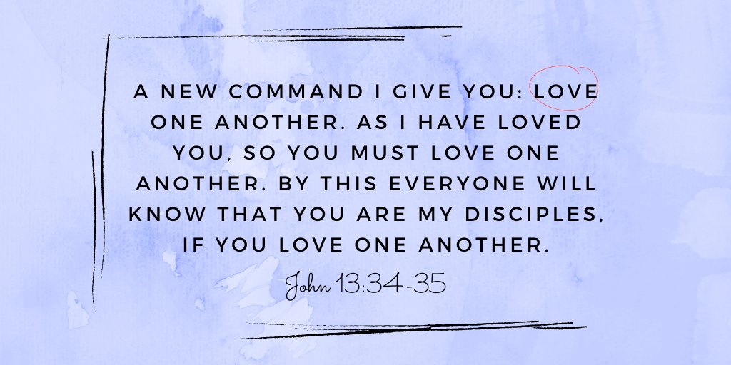 stalbansdioedu's tweet photo. Today is Maundy Thursday. As we reflect on the Last Supper, let's remember the below command that Jesus gave His disciples. 

Thank you to our amazing schools who are showing love to their communities as they remain open for some children, whilst also supporting families at home. https://t.co/01fUTcI0Rj