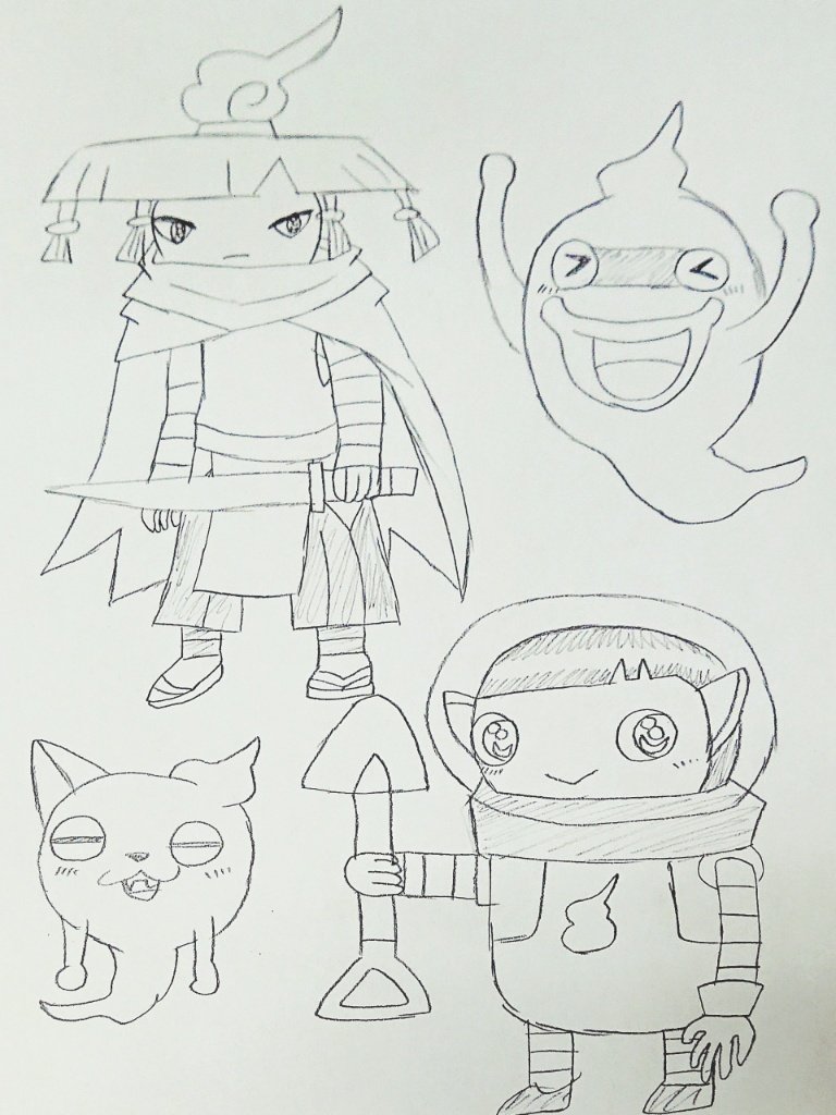 妖怪ウォッチイラストまとめ Min T ミント 妖怪ウォッチイラストまとめ Min T ミント