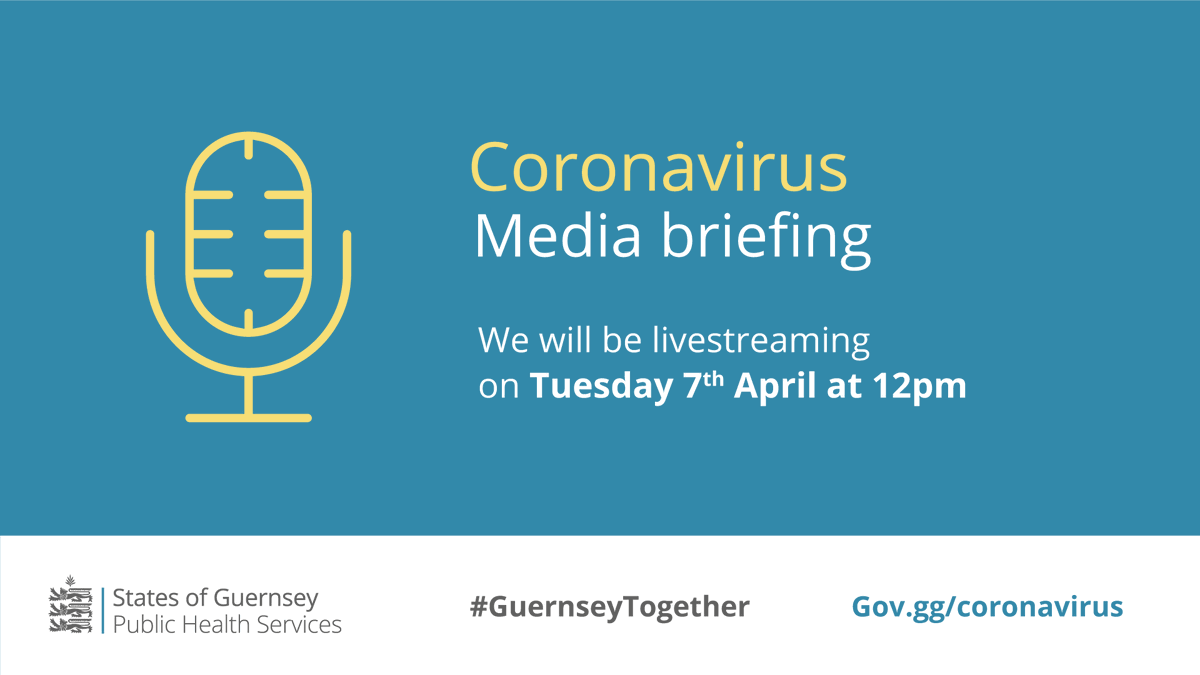 A press briefing won’t be held today, but there WILL be one tomorrow at 12noon.  Tomorrow marks the 14-day review point for the current ‘lock down’ restrictions. You can watch it live on our Facebook or listen live on BBC Guernsey’s FM and MW frequencies.
