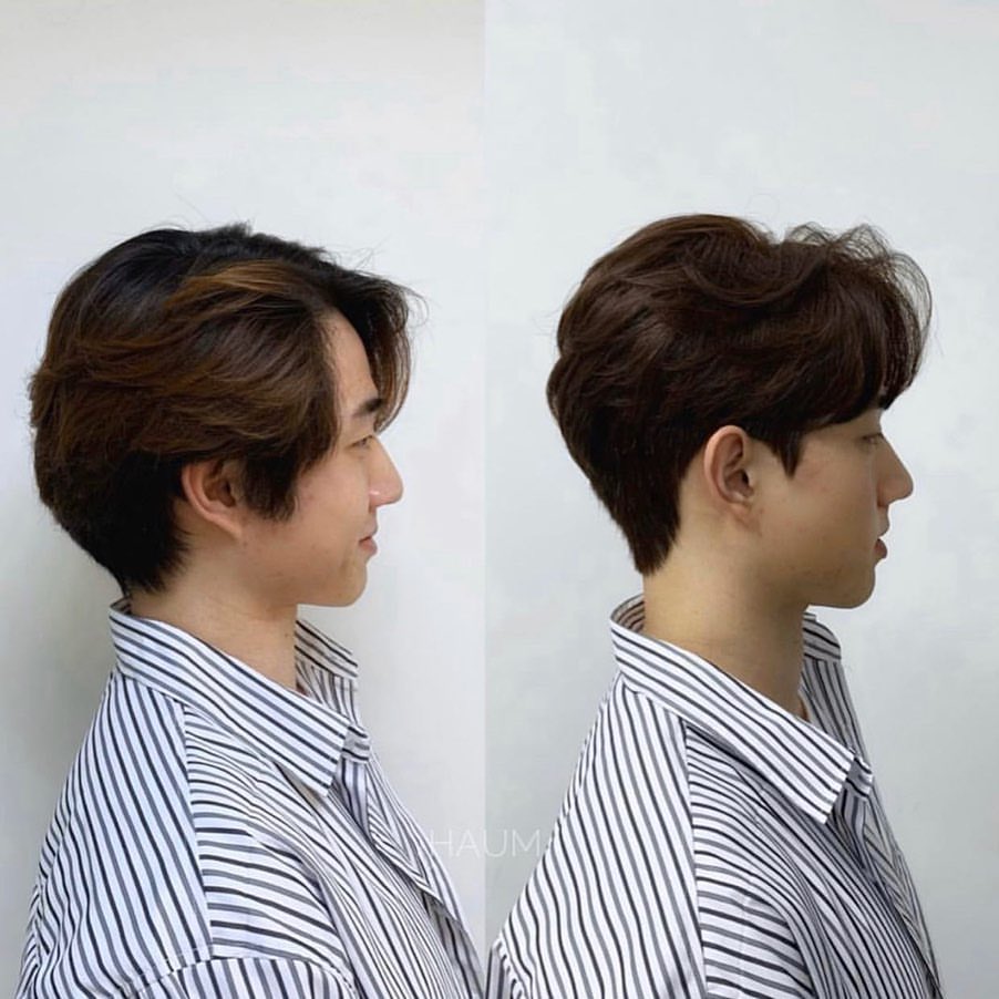 Meme ミーム 韓国男子の流行ヘアスタイルビフォーアフター ツーブロックにダウンパーマをプラス ダウンパーマとは 横や後ろの張ってくる髪を寝かせるパーマです T Co Zujjmqc6uf 韓国ヘア