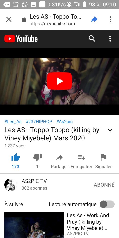MDanecam's tweet photo. Le collectif des artistes de mon label de musique #As2pic
Se nomme #Les_As et vous propose cette nouvelle vapeur #Toppo_Toppo le message au début du clip est très important appliquons scrupuleusement ces instructions .
#Africa #music #StopCovid19
https://t.co/oNyp3HqULM https://t.co/PHhg3P0xAz