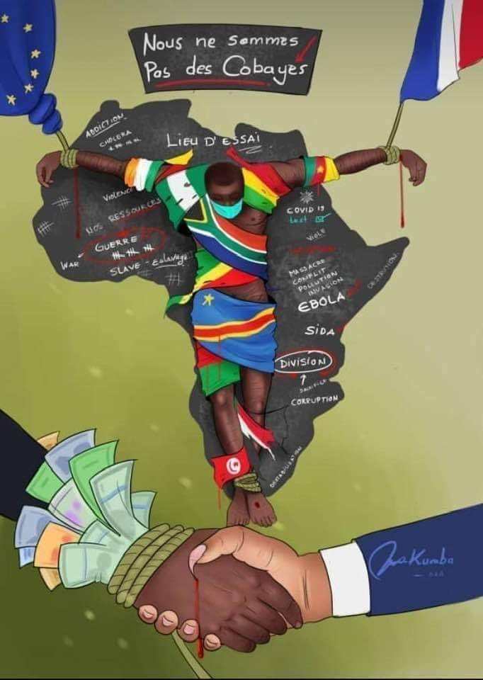 Nous ne sommes pas des cobayes pour vos expériences médicales.