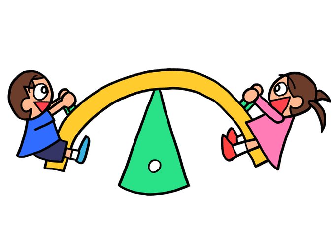 シーソーのtwitterイラスト検索結果