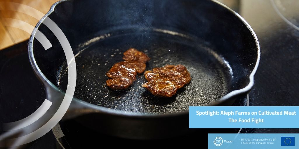 Cultivated meat that looks and feels like the real thing? 
Didier Toubia, CEO of <a href="/AlephFarms/">Aleph Farms</a>, explains how they produce high-quality &amp; slaughter-free meat by isolating cells &amp; replicating them outside of the animal. The #FutureOfFood?  #EITFoodFight👊➡️bit.ly/39vGEul
