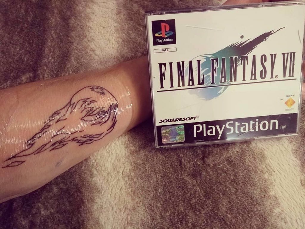 My Final Fantasy VII tattoo by jenovaphobia on DeviantArt