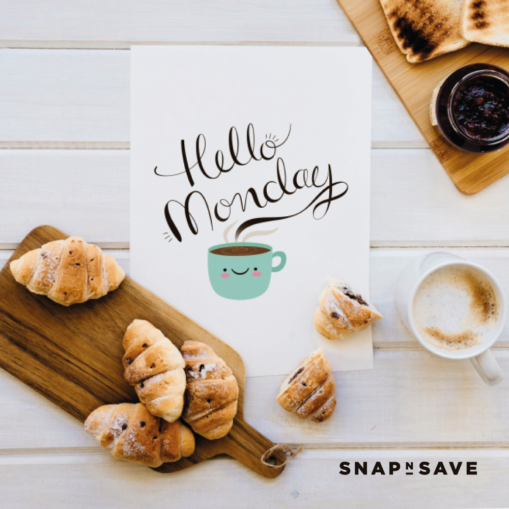 Oh hello Monday! #HappyMonday #StaySafe #WeGotYourCashBack