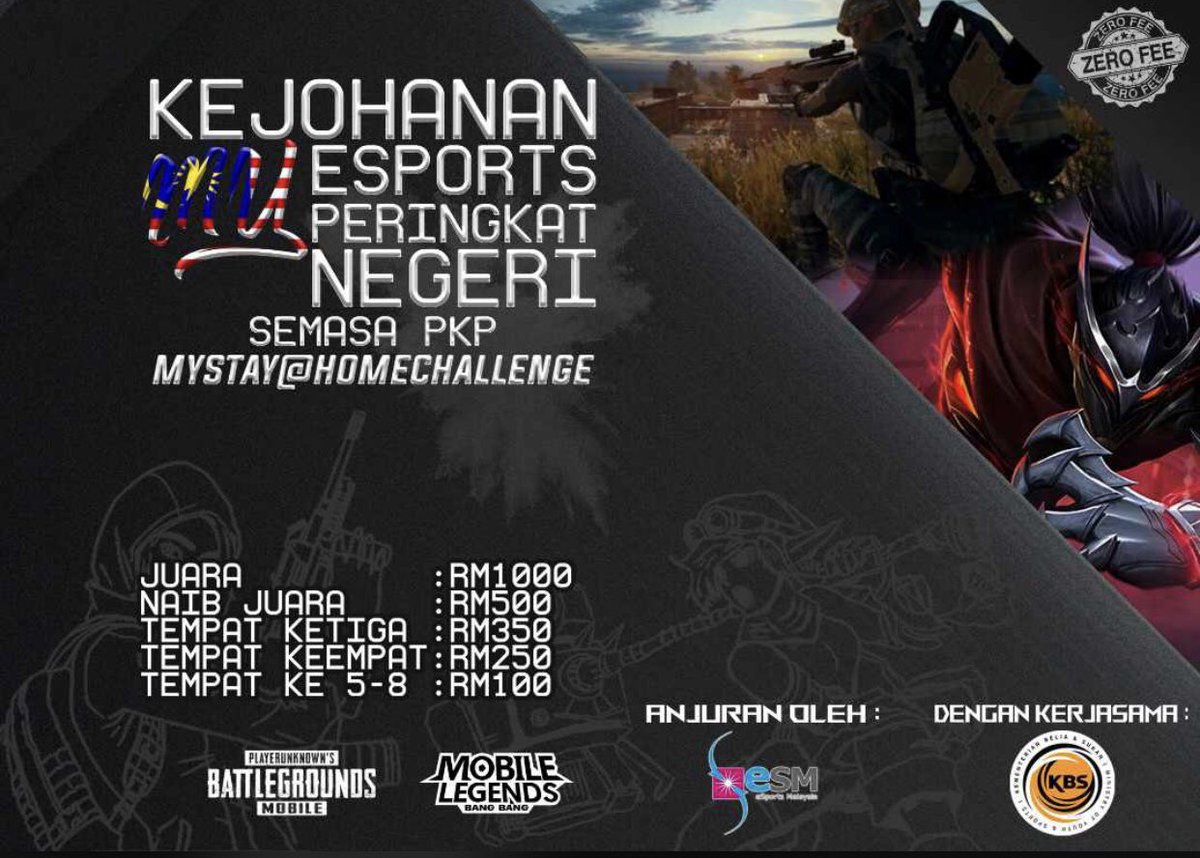 H_Zaqwan96's tweet photo. Siapa yg main PUBG &amp; Mobile Legend. Jom join tournament ni. https://t.co/dfWHReMBuV