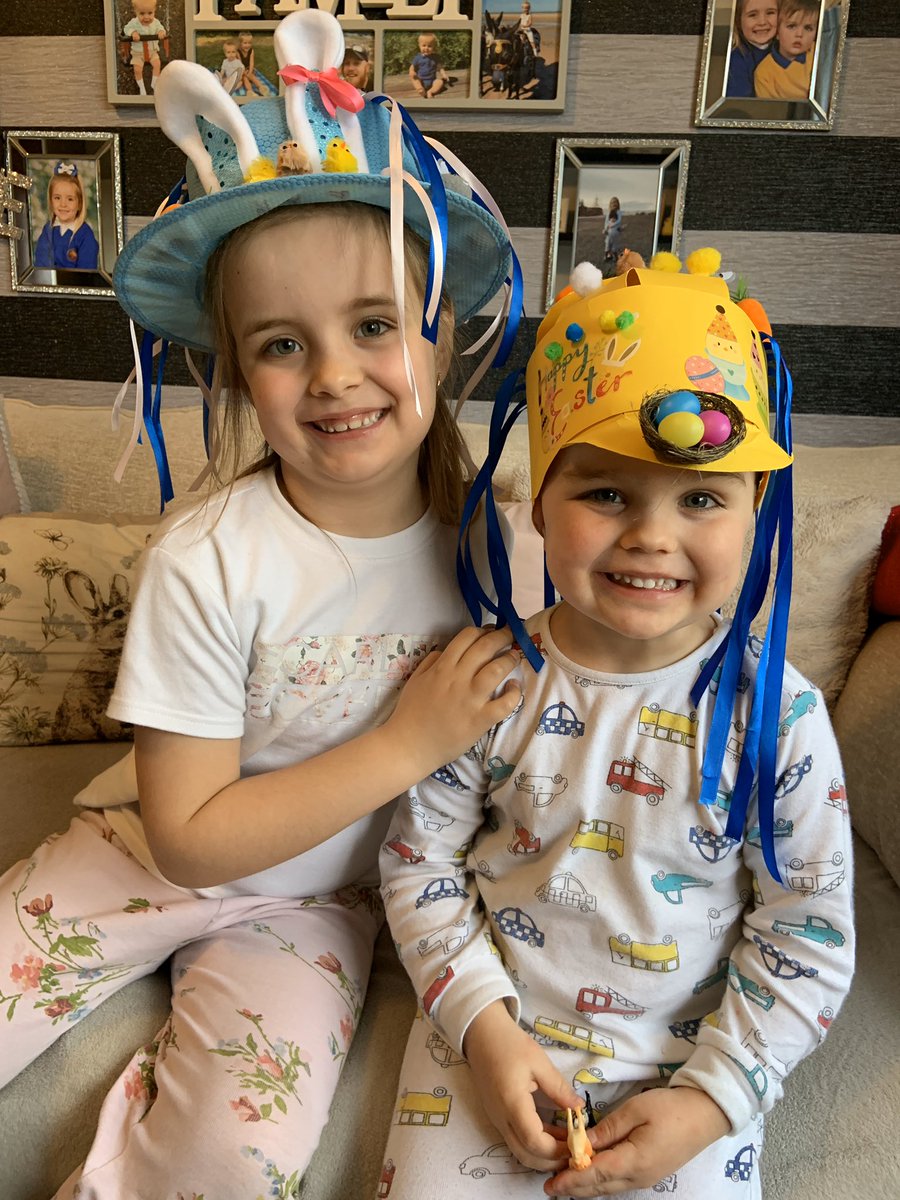 ellexjoanne's tweet photo. Scarlett and James and their Easter hats 💙@HighfieldY2 @highfield_st https://t.co/lL7IRHZQVX