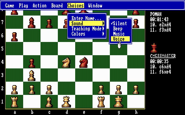 4. The Chessmaster 2000El primer juego de ajedrez que probé, y siendo tan pequeño no gané ni una vez.Tenía la opción de poder elegir entre varias vistas. Recuerdo que me aburría porque la CPU se tiraba minutos pensando el siguiente movimiento.. contra un niño de 6 años xD