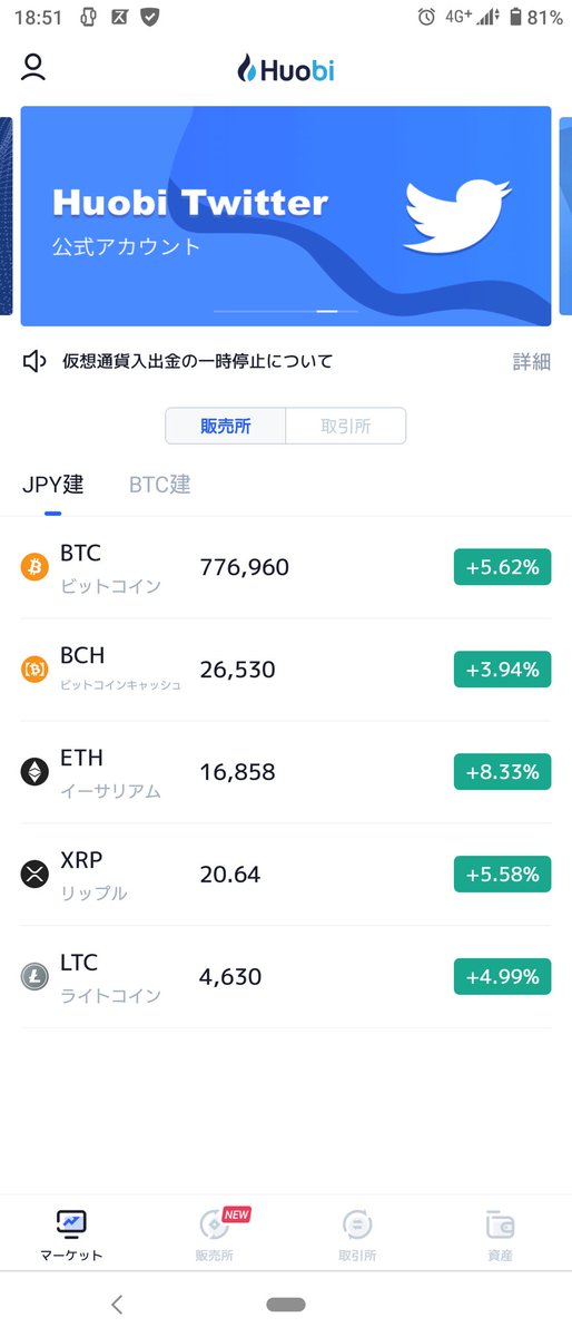 FX65324664's tweet photo. 2020/04/06
暗号資産はイーサリアムが少し回復基調。がんばって！ https://t.co/6RtYojh6Ze