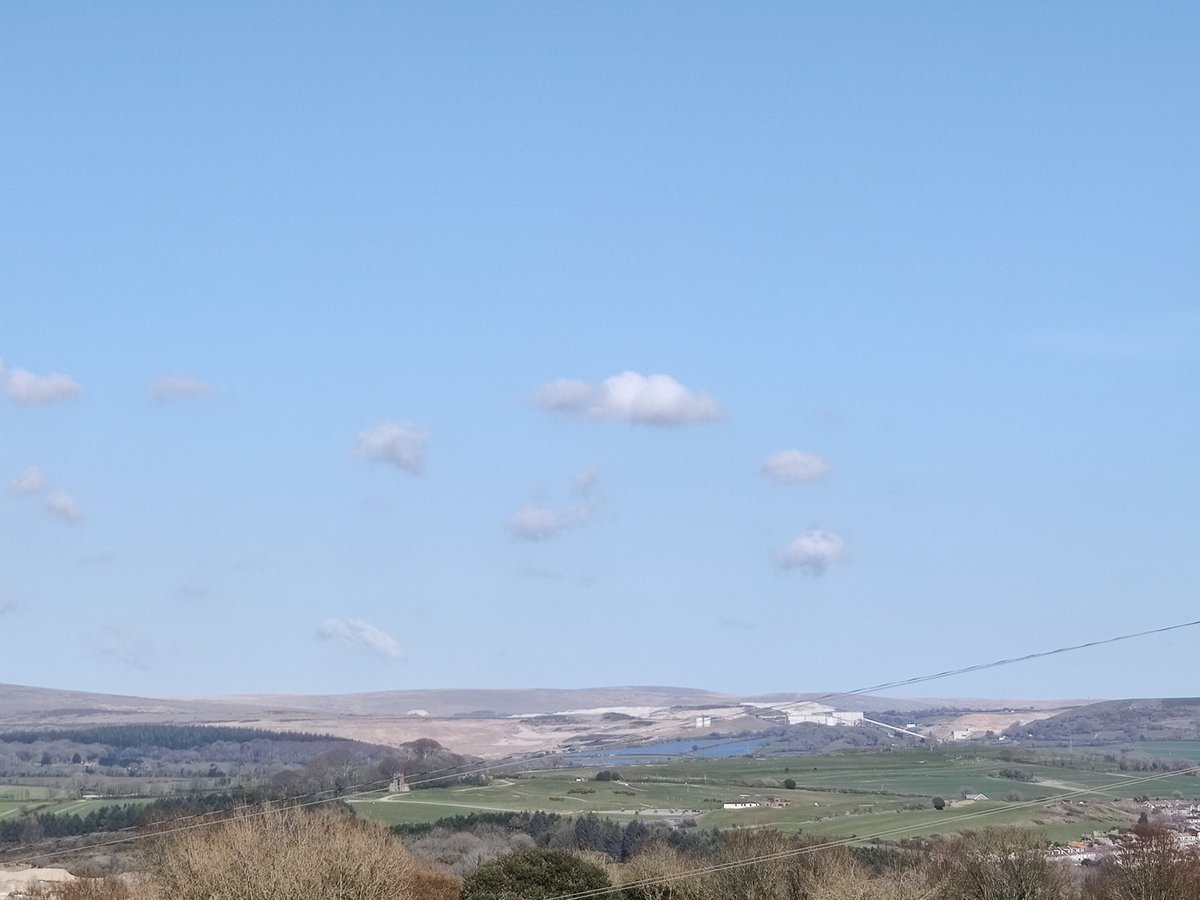 Here's the Hemerdon tungsten mine, formerly owned by Wolf Minerals. If you zoom in, you can see the solar field. Currently, that sits on what was at the top of a wooded area where we used to do Easter egg hunts for our kids.Here are the kids with the last haul in 2013 