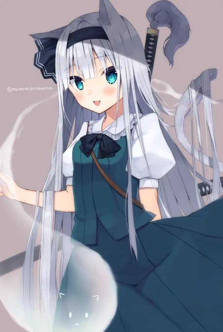 #4月6日は妖夢の日この前描いてたのと、二年前くらいにワンドロで描いたやつー 