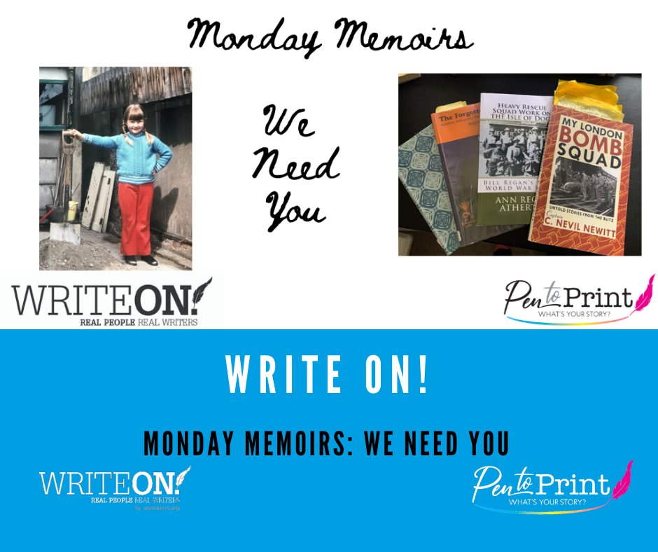 Pen_to_Print's tweet image. #MondayMemoirs #WriteOn #PentoPrint 

Memoir #writingadvice @JeanFullerton_ &amp;amp; memories of shopping in the 60s &amp;amp; memories from @holdankat of the blackouts in the 70s 

bit.ly/3bVpqbA

Share your memories to pentoprint@lbbd.gov.uk subject: Monday Memoirs #writingcommunity