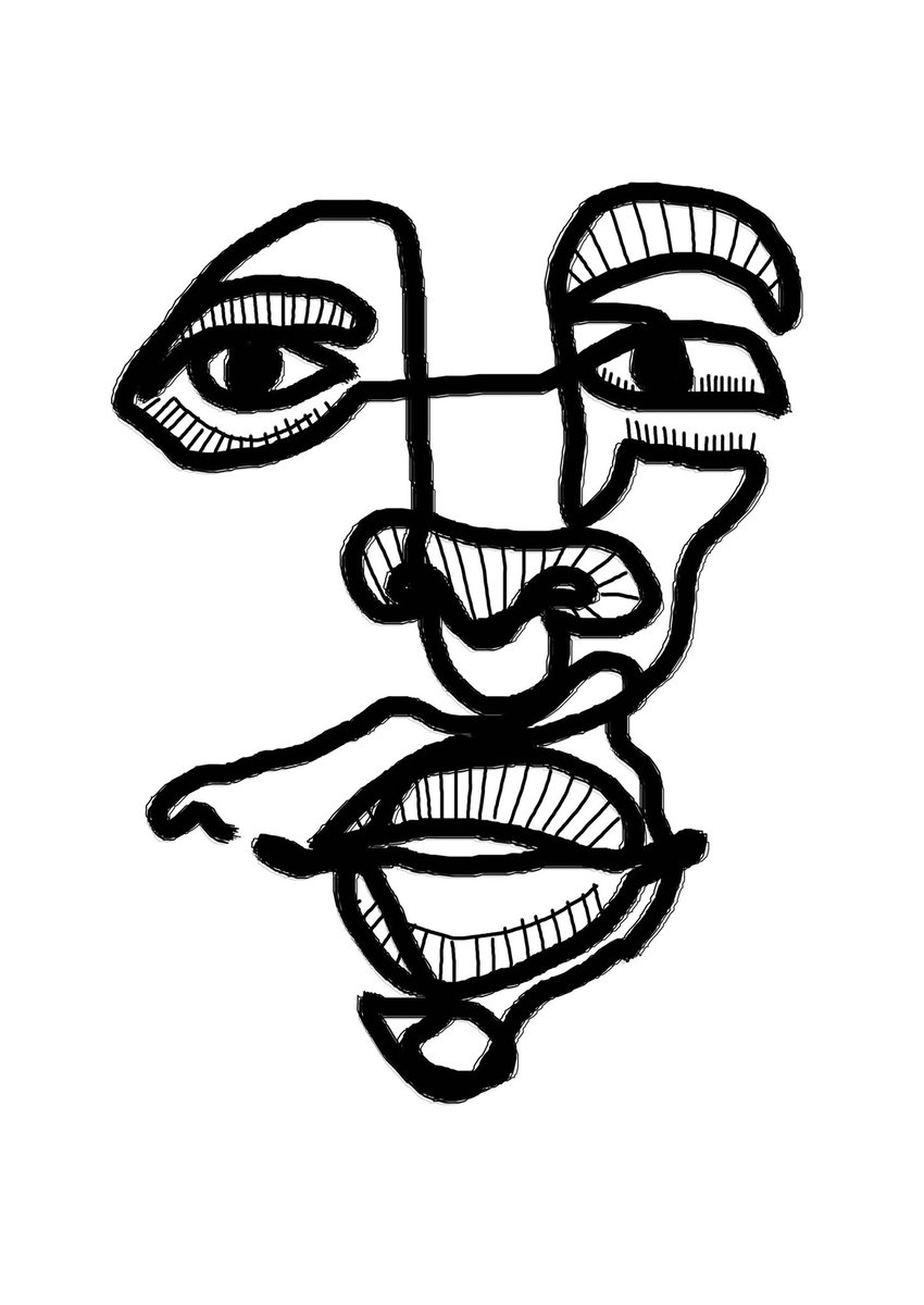 PAuX2_'s tweet photo. #arte #unalinea #art #repost #paux2 #digitalart #artedigital #wacom #minimalista #blancoynegro #lineas #artista #digital #print #repost #alemania #españa #artist https://t.co/wsYOHJe9Hl