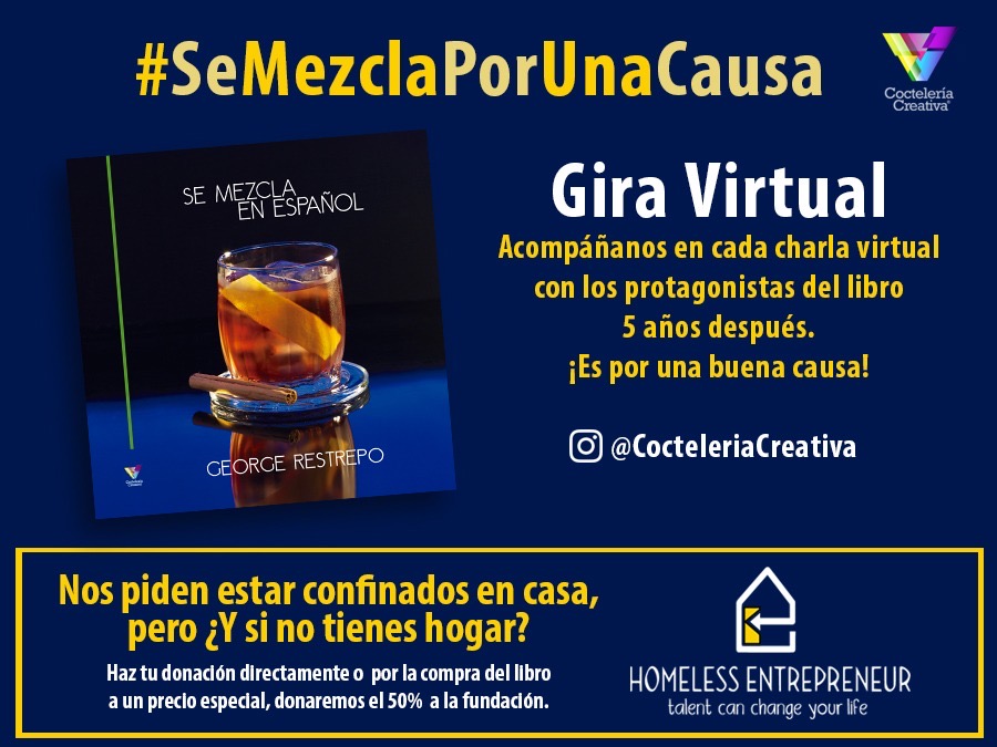 ¡Tenemos nuestro primer producto solidario para crear trabajo para las personas sin hogar durante #covid19!

#SeMezclaPorUnaBuenaCausa ¡se destinará 50% de las ventas a #HomelessEntrepreneur!

Por cada 205 libros vendidos, ¡salvamos 1 persona sin hogar!

✅homelessentrepreneur.org/productos-soli…
