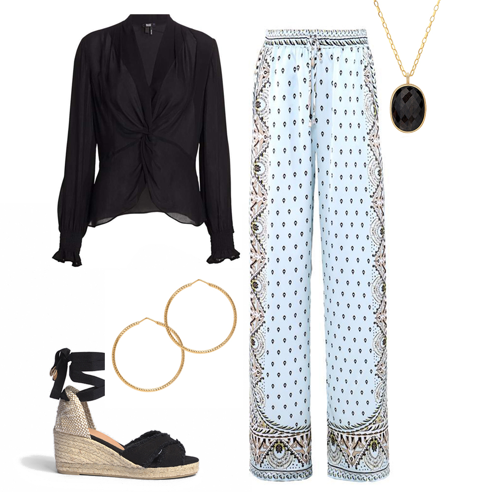 TheGateShop's tweet image. We kick off the week with these beautiful silk pants from Hale Bob. We've styled them with a Paige, twist-front top, Castaner espadrilles, Anna Beck necklace and Georgiana Scott hoops...

@ExperienceGford 
@GuildfordTIC 
@WeLoveGuildford 
#Guildford