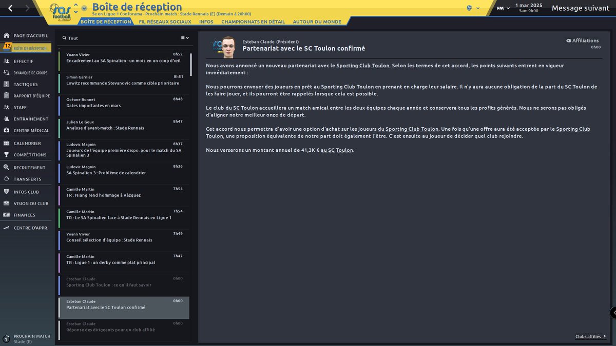 bracodu88's tweet photo. Une pensée à @El_guigui_ et @EsportToulon
#FM20 #AllianceParfaite https://t.co/S7Y3ZFhs47