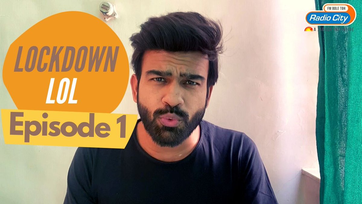 radiocityindia's tweet photo. Lockdown LOL with @RjHarshil - Episode 1
Watch here : https://t.co/TnnXNpHz63
#RadioCity #Ahmedabad #lockdowneffect #LockdownLOL https://t.co/QJ4We4eXJL