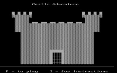8. Castle AdventureUna aventura ASCII super currada, que me daba un poco de miedo jugar sólo porque aparecían ogros (ver imagen xDDD).Mi padre jugaba conmigo e hizo un mapa del castillo en papel (no había internet en la época)Mezclaba cursores con comandos en inglés